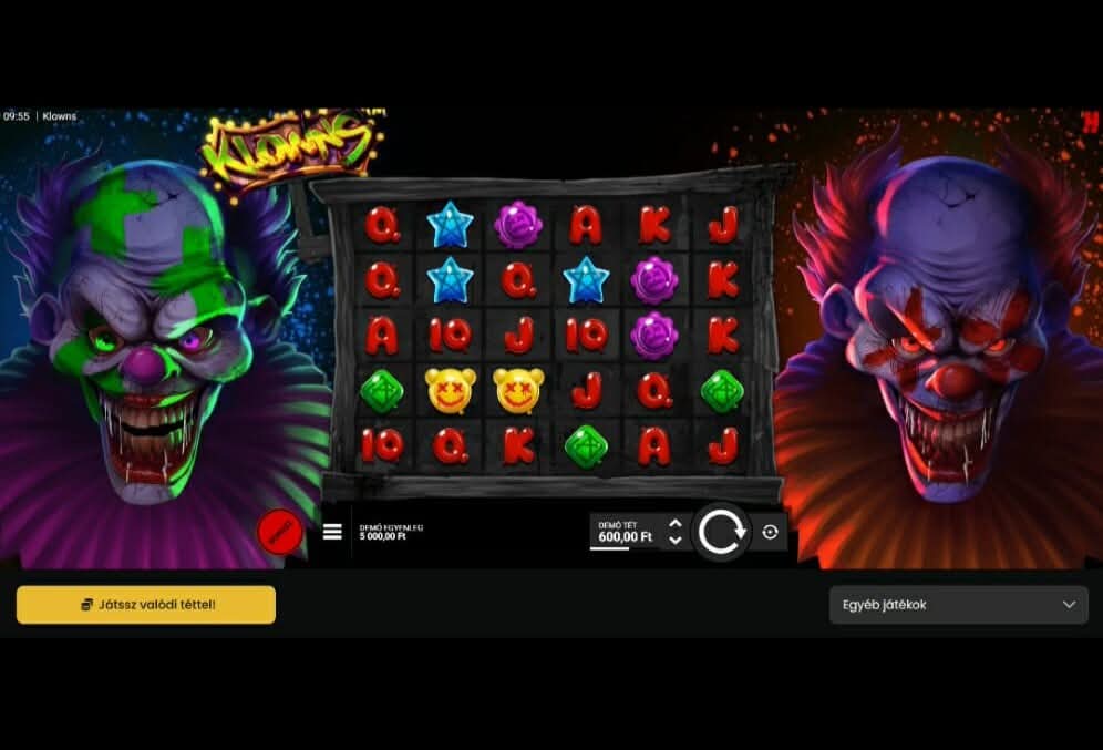 MEGTÉBOLYULT BOHÓCOK A KASZINÓBAN 